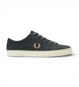 Fred Perry Zapatillas de Piel Baseline negro