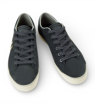Fred Perry Zapatillas de Piel Baseline negro