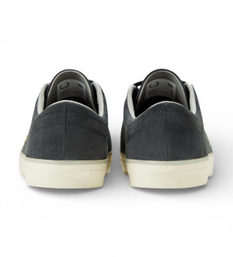 Fred Perry Zapatillas de Piel Baseline negro
