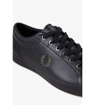 Fred Perry Baseline lderskor svart