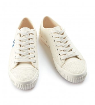 Fred Perry Hughes leather shoes white
