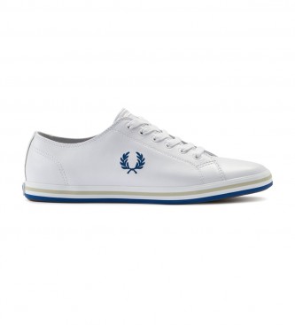 Fred Perry Kingston leather trainers white