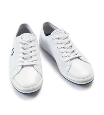 Fred Perry Kingston leather trainers white
