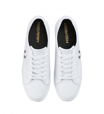 Fred Perry Kingston leather trainers white 