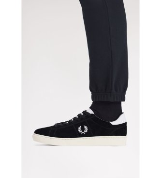 Fred Perry Spencer sneakers i sort læder