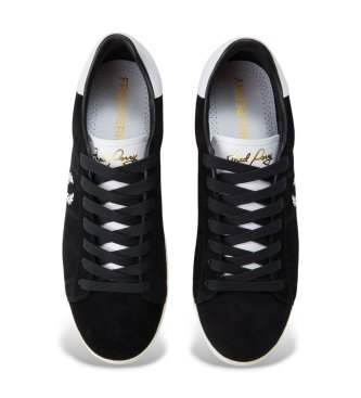 Fred Perry Spencer sneakers i sort læder