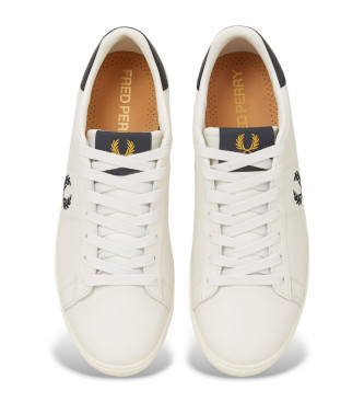 Fred Perry Sneaker Spencer in pelle beige