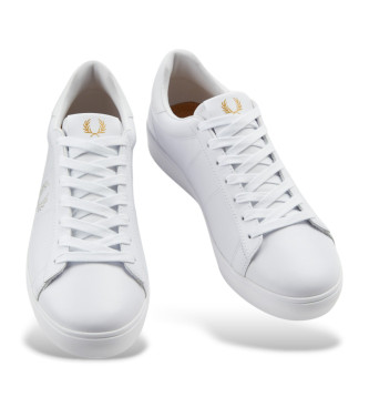 Fred Perry Zapatillas de piel Spencer blanco