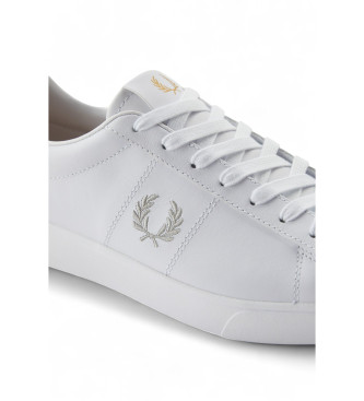 Fred Perry Sneaker Spencer in pelle bianca