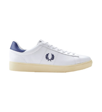 Fred Perry Spencer Leder Turnschuhe wei