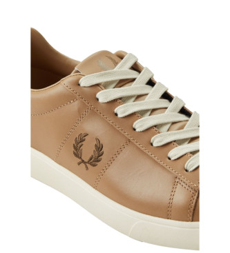 Fred Perry Brown Spencer Leather Sneakers