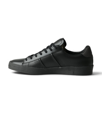 Fred Perry Usnjeni teni?ki copati Topspin ?rni