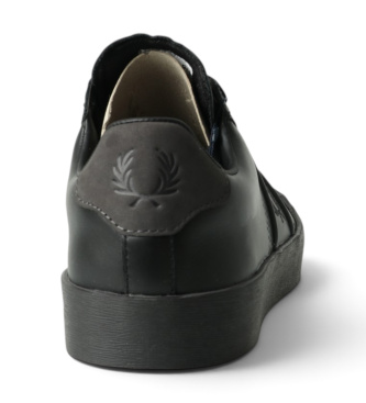 Fred Perry Usnjeni teni?ki copati Topspin ?rni