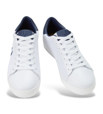 Fred Perry Zapatillas de piel Spencer blanco