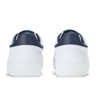 Fred Perry Sneaker Spencer in pelle bianca