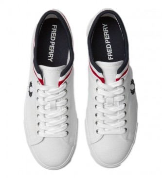 Fred Perry Chaussures Underspin Tipped CT blanches
