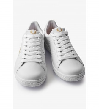 Fred Perry Sneakers B721 in pelle bianca
