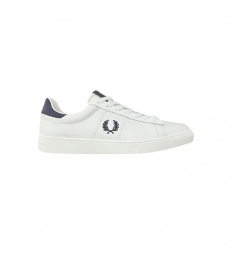 Fred Perry Spencer tnis de couro bege