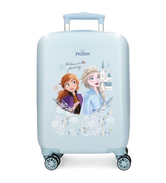 Disney Kuffert i kabinestrrelse Frozen Believe in the journey rigid 50 cm bl