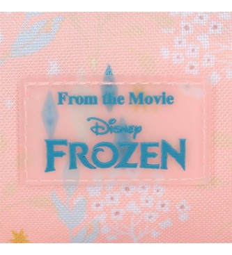 Disney Mochila Frozen Believe in the journey dos compartimentos con carro azul