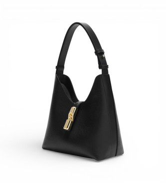 Furla Skórzana torba na ramię Goccia czarna