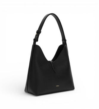 Furla Skórzana torba na ramię Goccia czarna