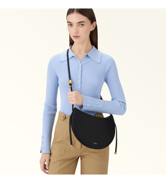 Furla Mondstein Leder Umh�ngetasche Schwarz