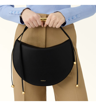 Furla Mondstein Leder Umh�ngetasche Schwarz