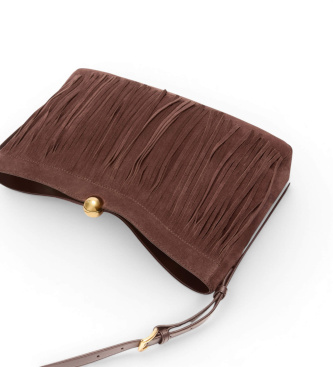 Furla Große braune Sfera Soft Leder Tasche