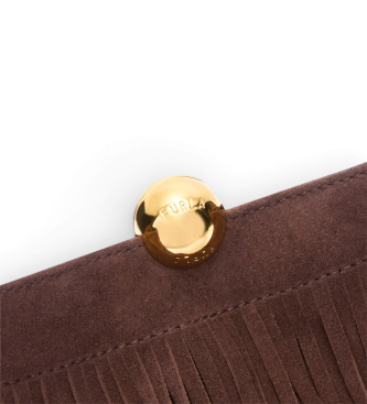 Furla Große braune Sfera Soft Leder Tasche