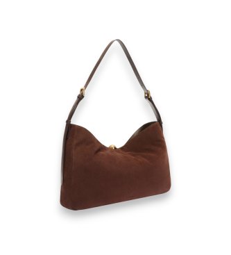 Furla Große braune Sfera Soft Leder Tasche