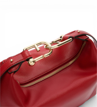 Furla Tonie-skuldertaske i l�der, r�d