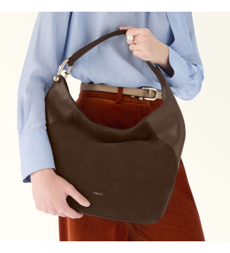 Furla Lara Leder Umh�ngetasche braun