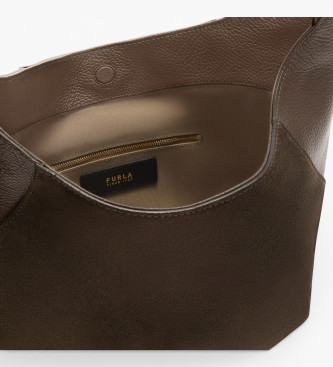 Furla Lara Leder Umh�ngetasche braun