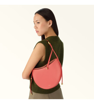 Furla Bolsa de m�o com pedra da lua coral