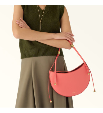 Furla Bolsa de m�o com pedra da lua coral