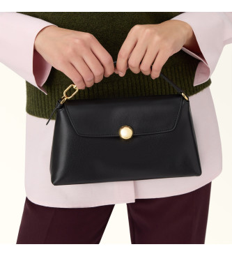 Furla Sfera Miękka skórzana torba czarna