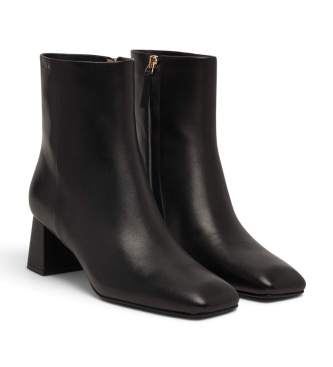 Furla Botines de Piel Solid Tronchetto negro