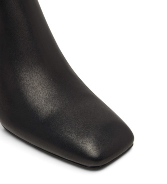 Furla Botines de Piel Solid Tronchetto negro