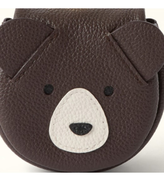 Furla Nyckelring Allegra Bear Airpods Case brun
