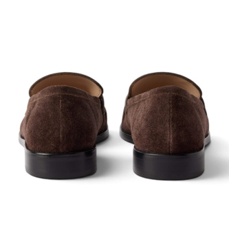 Furla Mocassins de Pele Soft castanho