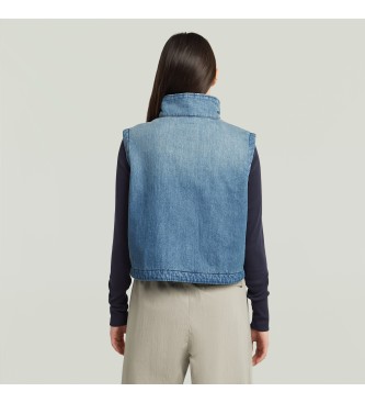 G-Star Padded Zip Vest blue