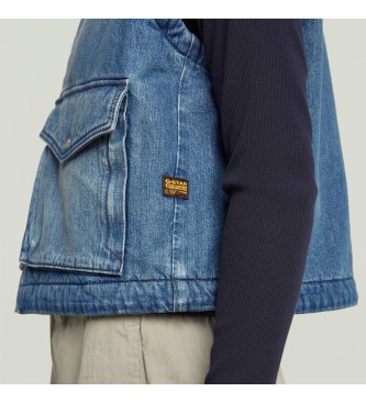 G-Star Padded Zip Vest blue