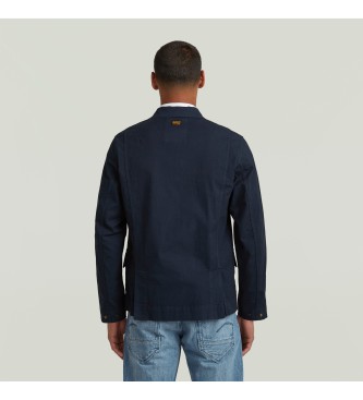 G-Star Giacca 2 Camicia sopra camicia blu navy