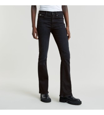 G-Star Kavbojke 3301 Flare black