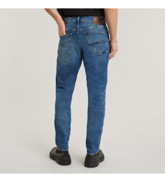 G-Star Jeans 3301 Regular Taps toelopend blauw