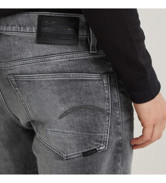 G-Star Jeans 3301 Regular Taps toelopend grijs