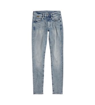 G-Star Dżinsy 3301 Skinny niebieskie