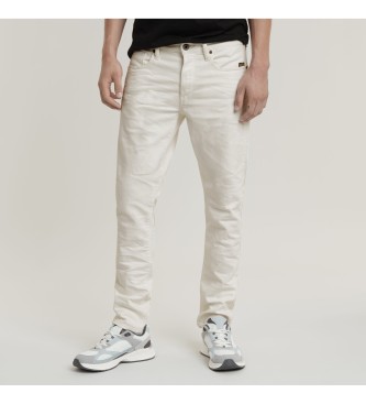 G-Star Jeans 3301 Slim bianco sporco