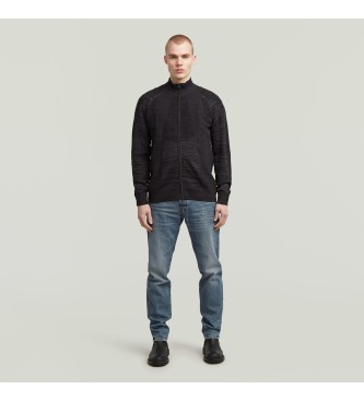 G-Star 3D Biker Full Zip Sweater noir